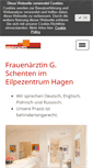 Mobile Screenshot of frauenaerztin-schenten.de